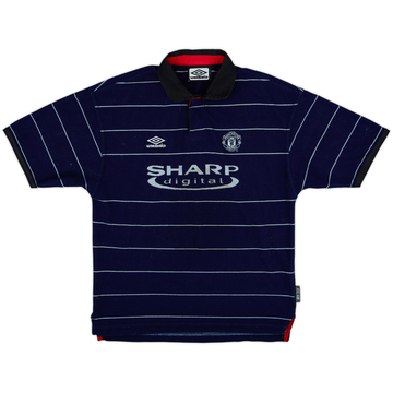 1999-00 Manchester United Away Shirt - 7/10 - (L.Boys)