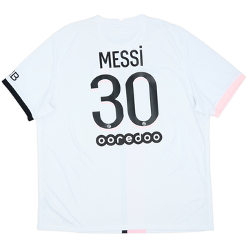 2021-22 Paris Saint-Germain Away Shirt Messi #30 - 8/10 - (XXL)