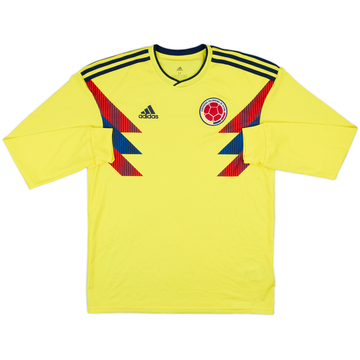 2018-19 Colombia Home L/S Shirt - 8/10 - (M)