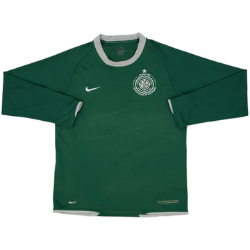 2007-08 Celtic Away L/S Shirt Brown #8 - 4/10 - (M)