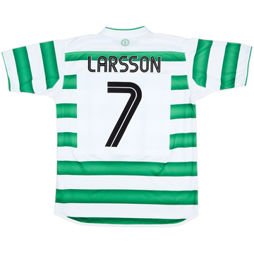 2003-04 Celtic Home Shirt Larsson #7 - 8/10 - (M)