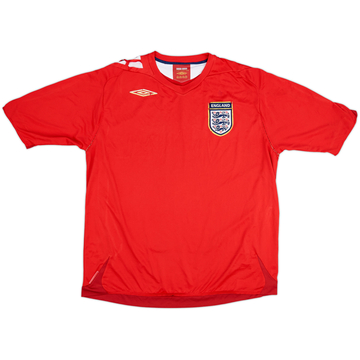 2006-08 England Away Shirt - 5/10 - (XL)