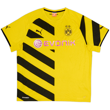 2014-15 Borussia Dortmund Home Shirt - 4/10 - (XXL)