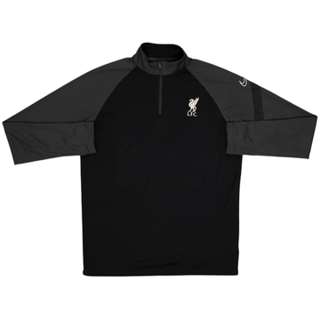 2021-22 Liverpool Nike 1/4 Zip Drill Top - 9/10 - (L)