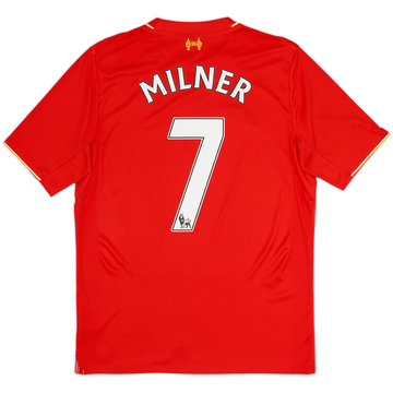 2015-16 Liverpool Home Shirt Milner #7 - 8/10 - (S)
