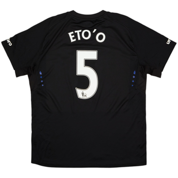 2014-15 Everton Away Shirt Eto'o #5 - 9/10 - (L)