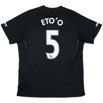 2014-15 Everton Away Shirt Eto'o #5 - 8/10 - (M)