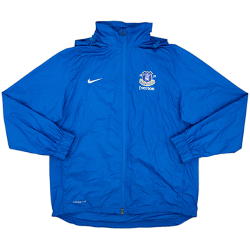 2012-13 Everton Nike Hooded Rain Coat - 8/10 - (L)