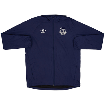 2018-19 Everton Umbro Hooded Rain Jacket - 10/10 - (L)