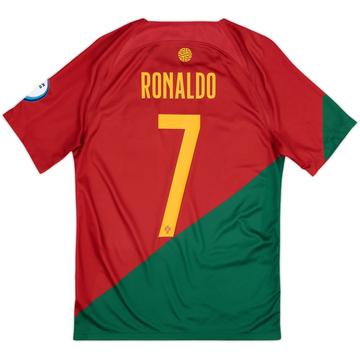 2022-23 Portugal Home Shirt Ronaldo #7 - 8/10 - (S)