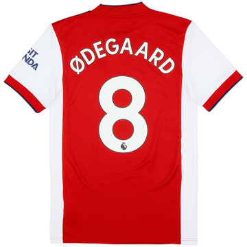 2021-22 Arsenal Home Shirt Odegaard #8 - 9/10 - (XS)