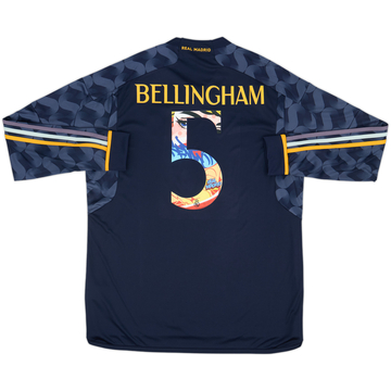 2023-24 Real Madrid Away L/S Shirt Bellingham #5 (XL)
