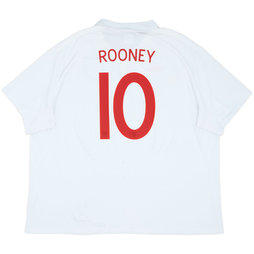 2009-10 England Home Shirt Rooney #10 - 6/10 - (5XL)