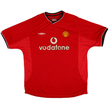 2000-02 Manchester United Home Shirt - 5/10 - (XL)