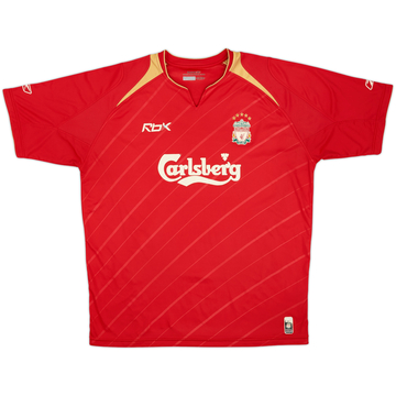 2005-06 Liverpool CL Home Shirt - 5/10 - (L)