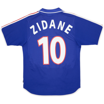 2000-02 France Home Shirt Zidane #10 - 5/10 - (S)