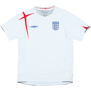 2005-07 England Home Shirt - 5/10 - (S)