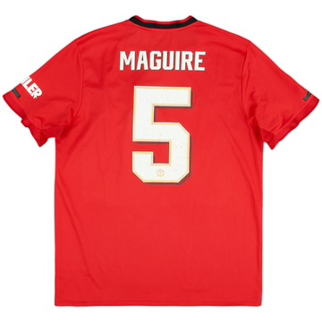 2019-20 Manchester United Home Shirt Maguire #5 - 5/10 - (L)