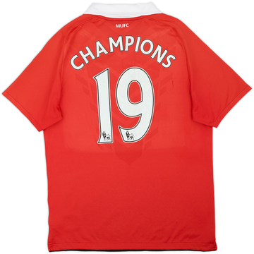 2010-11 Manchester United Home Shirt Champions #19 - 6/10 - (M)
