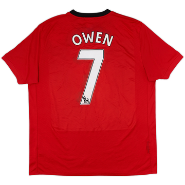 2009-10 Manchester United Home Shirt Owen #7 - 5/10 - (XL)