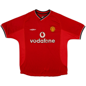 2000-02 Manchester United Home Shirt - 4/10 - (M)