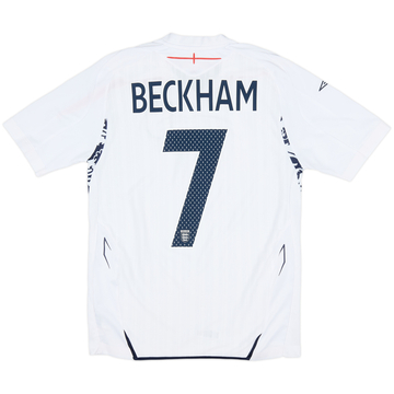 2007-09 England Home Shirt Beckham #7 - 10/10 - (XL.Boys)