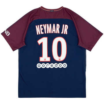 2017-18 Paris Saint-Germain Home Shirt Neymar Jr #10 - 9/10 - (L)