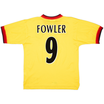 1997-99 Liverpool Away Shirt Fowler #9 - 8/10 - (S)
