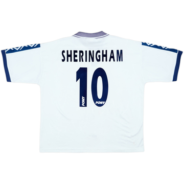 1995-97 Tottenham Home Shirt Sheringham #10 - 7/10 - (XL)