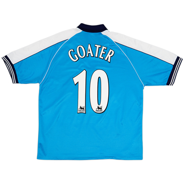 1999-01 Manchester City Home Shirt Goater #10 - 7/10 - (L)