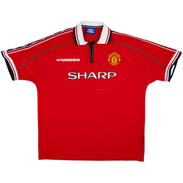 1998-00 Manchester United Home Shirt - 5/10 - (XXL)