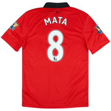 2013-14 Manchester United Home Shirt Mata #8 - 6/10 - (S)