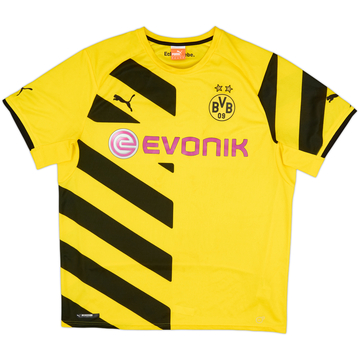 2014-15 Borussia Dortmund Home Shirt - 6/10 - (XL)