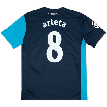 2011-12 Arsenal Away Shirt Arteta #8 - 8/10 - (M)