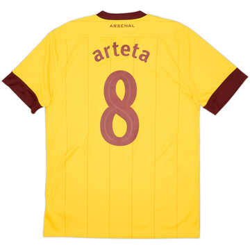 2010-13 Arsenal Away Shirt Arteta #8 - 10/10 - (M)