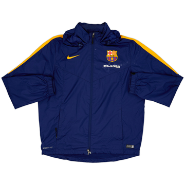 2015-16 Barcelona Nike Hooded Rain Jacket - 7/10 - (L)