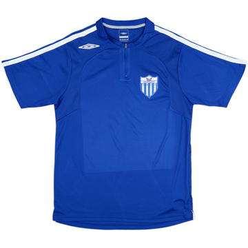 2007-08 Anorthosis Famagusta Umbro 1/4 Zip Training Shirt - 9/10 - (M)