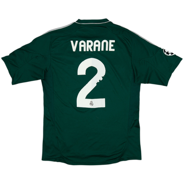 2012-13 Real Madrid CL Third Shirt Varane #2 - 4/10 - (M)