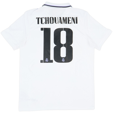 2022-23 Real Madrid Home Shirt Tchouameni #18 - 10/10 - (L)