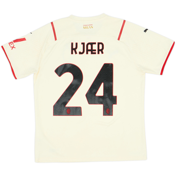2021-22 AC Milan Away Shirt Kjaer #24 - 8/10 - (L)