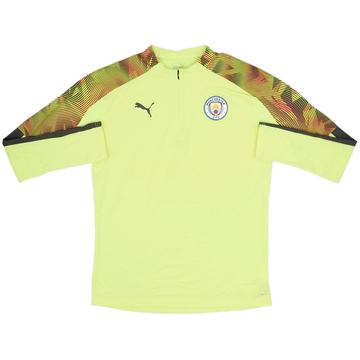 2019-20 Manchester City Puma 1/4 Zip Drill Top - 5/10 - (L)