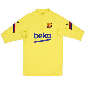 2020-21 Barcelona Nike Vaporknit 1/4 Zip Drill Top - 8/10 - (S)
