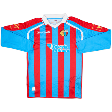 2010-12 Catania Home L/S Shirt - 4/10 - (XL)