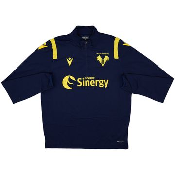 2018-19 Hellas Verona Macron 1/4 Zip Training Top - 4/10 - (S)
