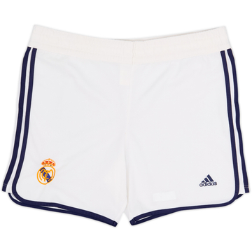 2000-01 Real Madrid Home Shorts - 4/10 - (S)