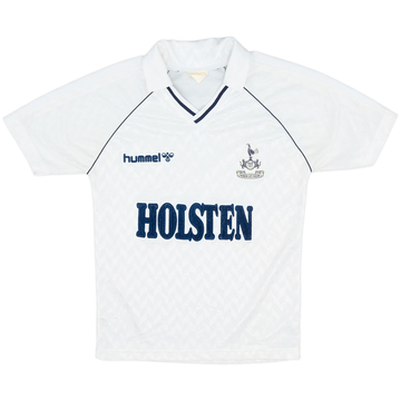 1987-89 Tottenham Home Shirt - 8/10 - (XL.Boys)