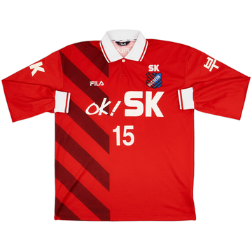 2001 Bucheon SK Home L/S Shirt #15 - 8/10 - (XL)