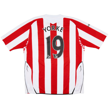 2007-08 Sunderland Home Shirt Yorke #19 - 5/10 - (XL)