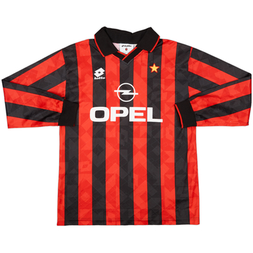1994-95 AC Milan Home L/S Shirt - 9/10 - (L)