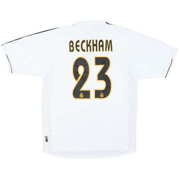 2003-04 Real Madrid Home Shirt Beckham #23 (S)